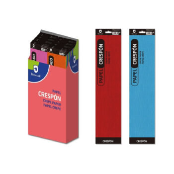 Papel Crespon Colores Rollo de 50 x 250 mm