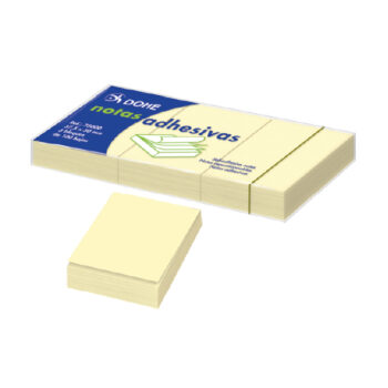 Blocs 100 Notas Amarillas 37.5 x 50 mm
