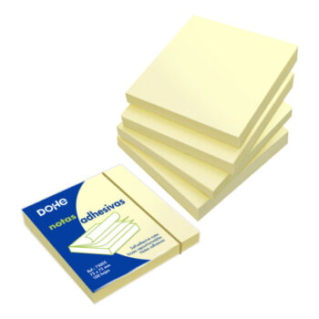 Blocs 100 Notas Amarillas  75 x 75 mm