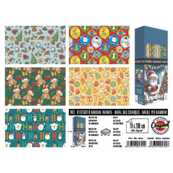 Rollos Navidad Infantil 70 x 200 cm