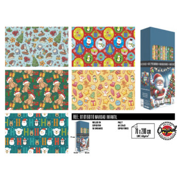 Rollos Navidad Infantil 70 x 200 cm