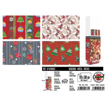 Rollos Navidad 100 x 300 cm