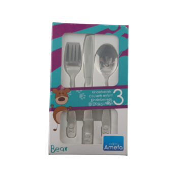 Estuche 3 Cubiertos Bear