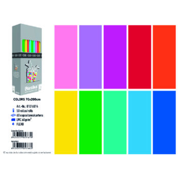 Rollos Colores 70 x 200 cm