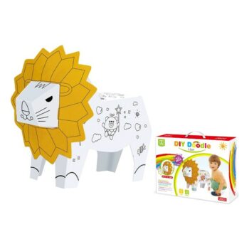 León Para Pintar Borrar y Montar