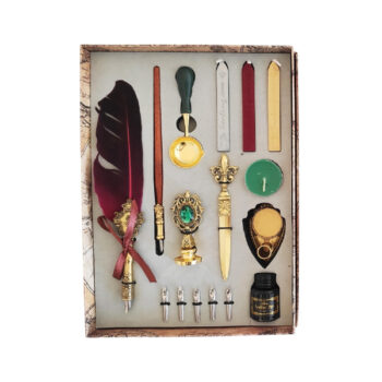 Pluma y 3 Lacres y Abrecartas