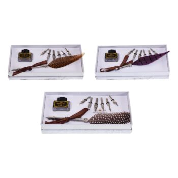 Set Pluma Pequeña Con 6 Plumillas