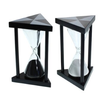 Reloj Arena Blanco-Negro 15 Minutos
