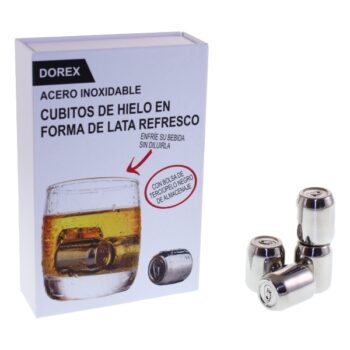 Set Cubitos de Hielo Forma Lata Refresco