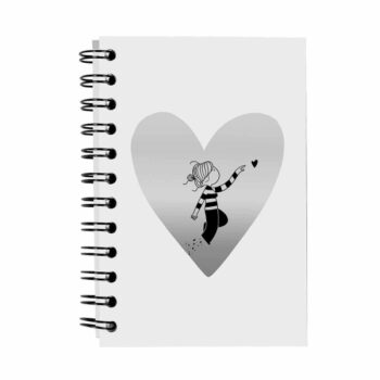 Libreta Wiro Pautada A6 Corazones