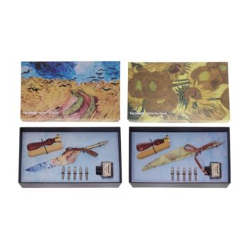 Set Pluma Lacre