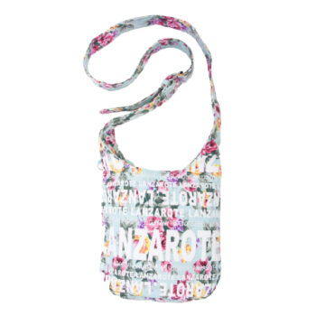 Bolso Saco Flowers Peq. Lanzarote Azul