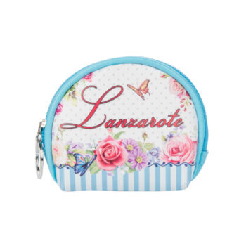 Monedero Redondo Vintage Lanzarote Blanco