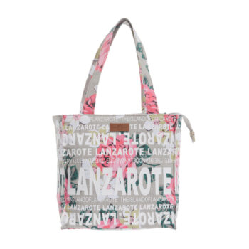 Bolso 25 x 25 Flowers Lanzarote Beige