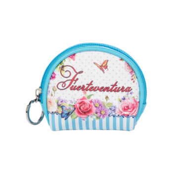 Monedero Redondo Vintage Fuerteventura Blanco