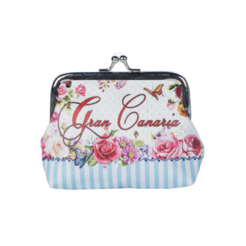 Monedero Grande Vintage Gran Canaria Blanco