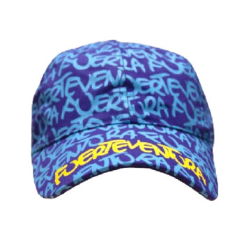 Gorra Neón Fuerteventura Lila/Celeste/Amarillo
