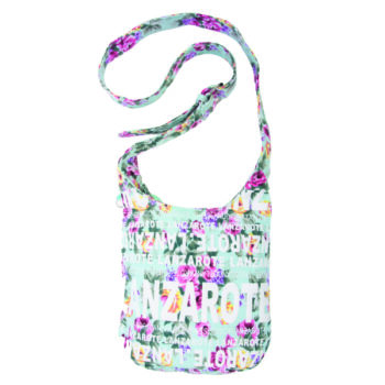 Bolso Saco Flowers Peq. Lanzarote Azul