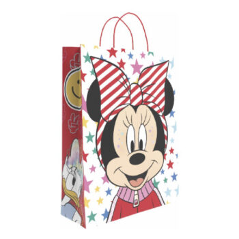 Bolsa Decorada Disney Minnie Tamaño «L» 32+14×40 cm