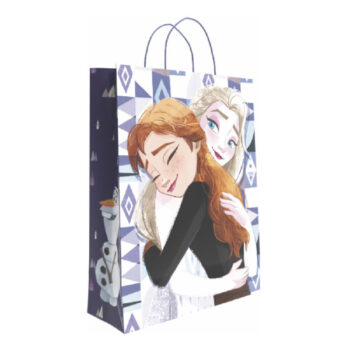 Bolsa Decorada Disney Frozen Elsa y Anna Tamaño «L» 32+14×40 cm