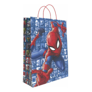 Bolsa Decorada Marvel Spiderman Multiverso Tamaño «L» 32+14×40 cm