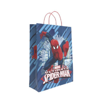 Bolsa Decorada Spiderman 1 Tamaño "S" 24+10x32 cm