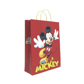 Bolsa Decorada Mickey 2 Tamaño "S" 24+10x32 cm