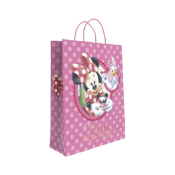 Bolsa Decorada Minnie 2 Tamaño "S" 24+10x32 cm