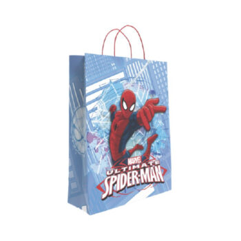 Bolsa Decorada Spiderman 2 Tamaño "S" 24+10x32 cm