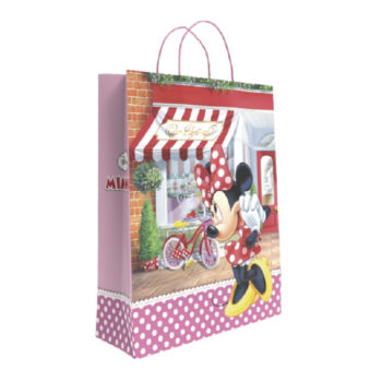 Bolsa Decorada Minnie 2 Tamaño «L» 32+14×40 cm