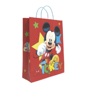 Bolsa Decorada Mickey 1 Tamaño «L» 32+14×40 cm