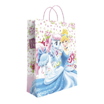 Bolsa Decorada Princess Tamaño «L» 32+14×40 cm