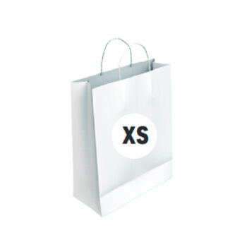Bolsa Celulosa Blanca Tamaño "XS" 18+8x24 cm