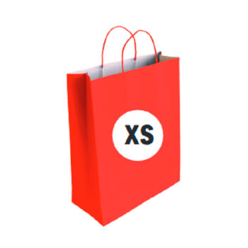 Bolsa Celulosa Color Rojo Tamaño "XS" 18+8x24 cm