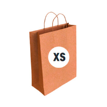 Bolsa Kraft Tamaño "XS" 18+8x24 cm
