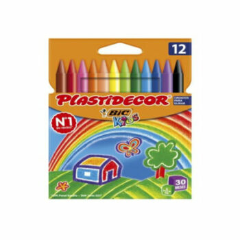 Ceras Plastidecor  12 colores