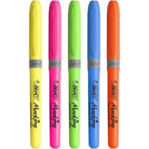 Marcadores Fluorescentes Bic Color Azul