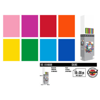 Rollos Colores 100 x 300 cm
