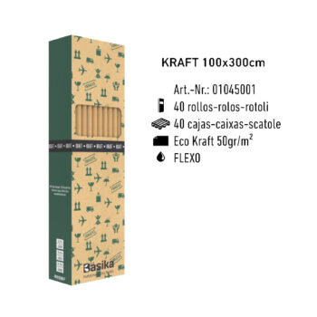 Rollos Kraft 100 x 300 cm