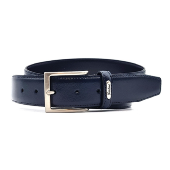 Cinturón Piel Hombre Modelo 7005/35 Azul Marino