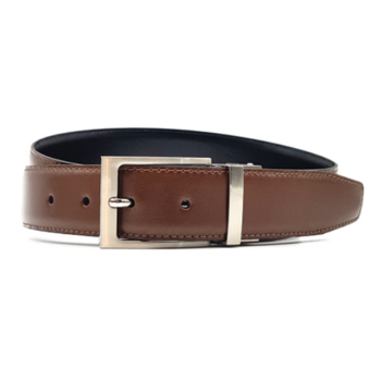 Cinturón Piel Reversible Hombre Modelo RPIEL/35 Negro - M. Claro