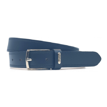 Cinturón Piel Hombre Modelo 0014/30 Azul Marino
