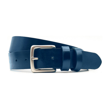 Cinturón Piel Vaquero Hombre Modelo 410/35 Azul Marino