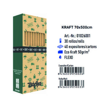 Rollos Kraft 70 x 500 cm