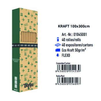 Rollos Kraft 100 x 300 cm