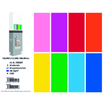 Rollos Colores 100 x 300 cm