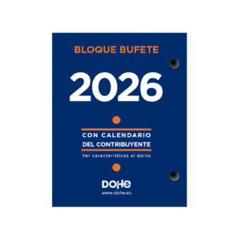 Calendario Bloque Bufete Castellano