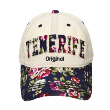 Gorra Tenerife Original Flowers/Beige/Negro