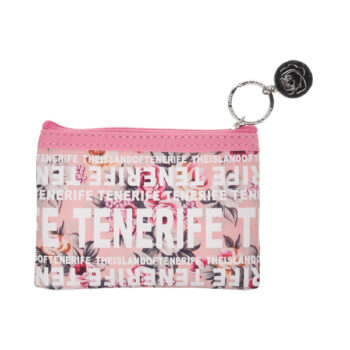 Monedero Rectangular Flowers Tenerife Rosa