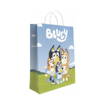 Bolsa Decorada Bluey 1 Tamaño "S" 24+10x32 cm